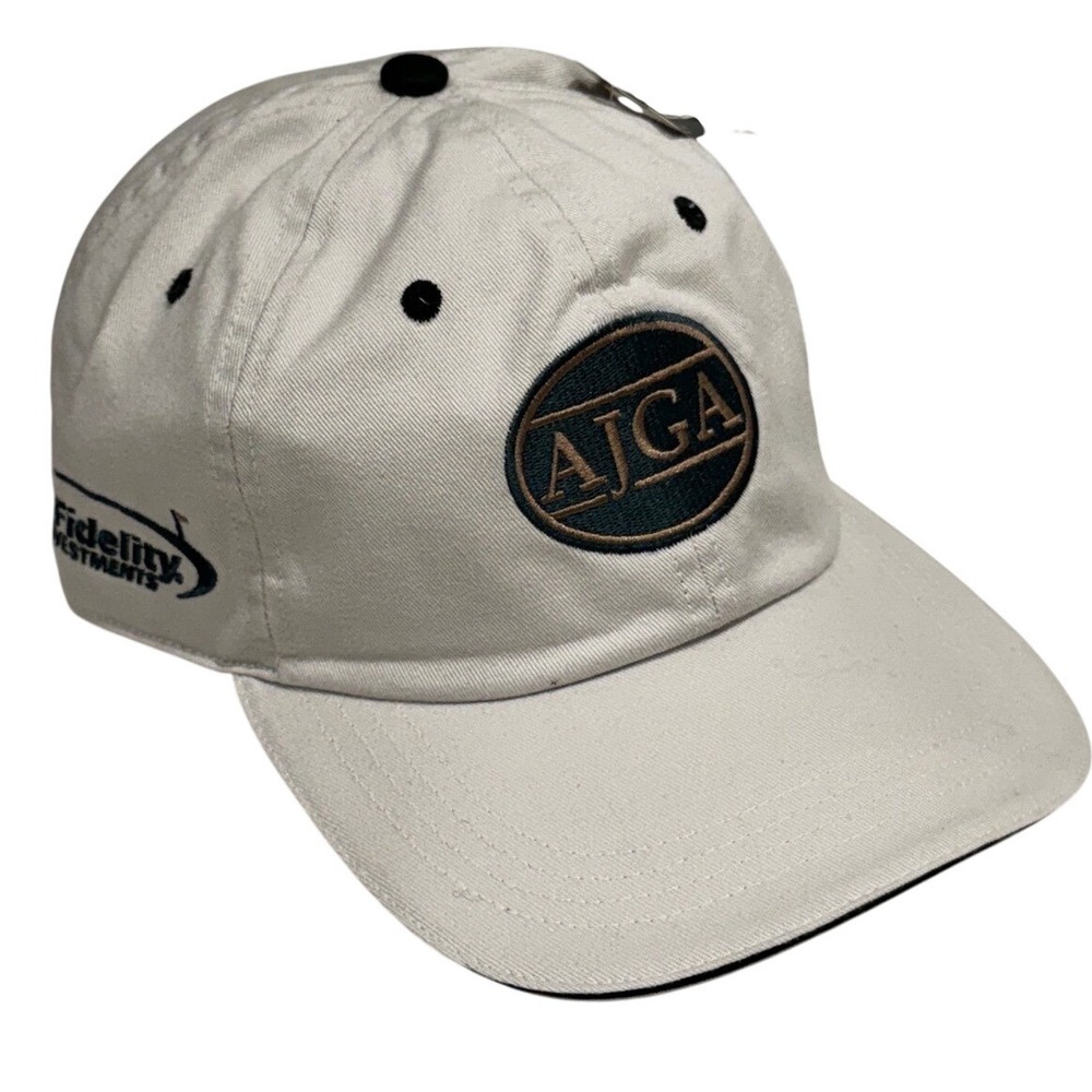 Ahead Vintage AJGA Junior Championship Fidelity Investments Golf Hat White NEW‎